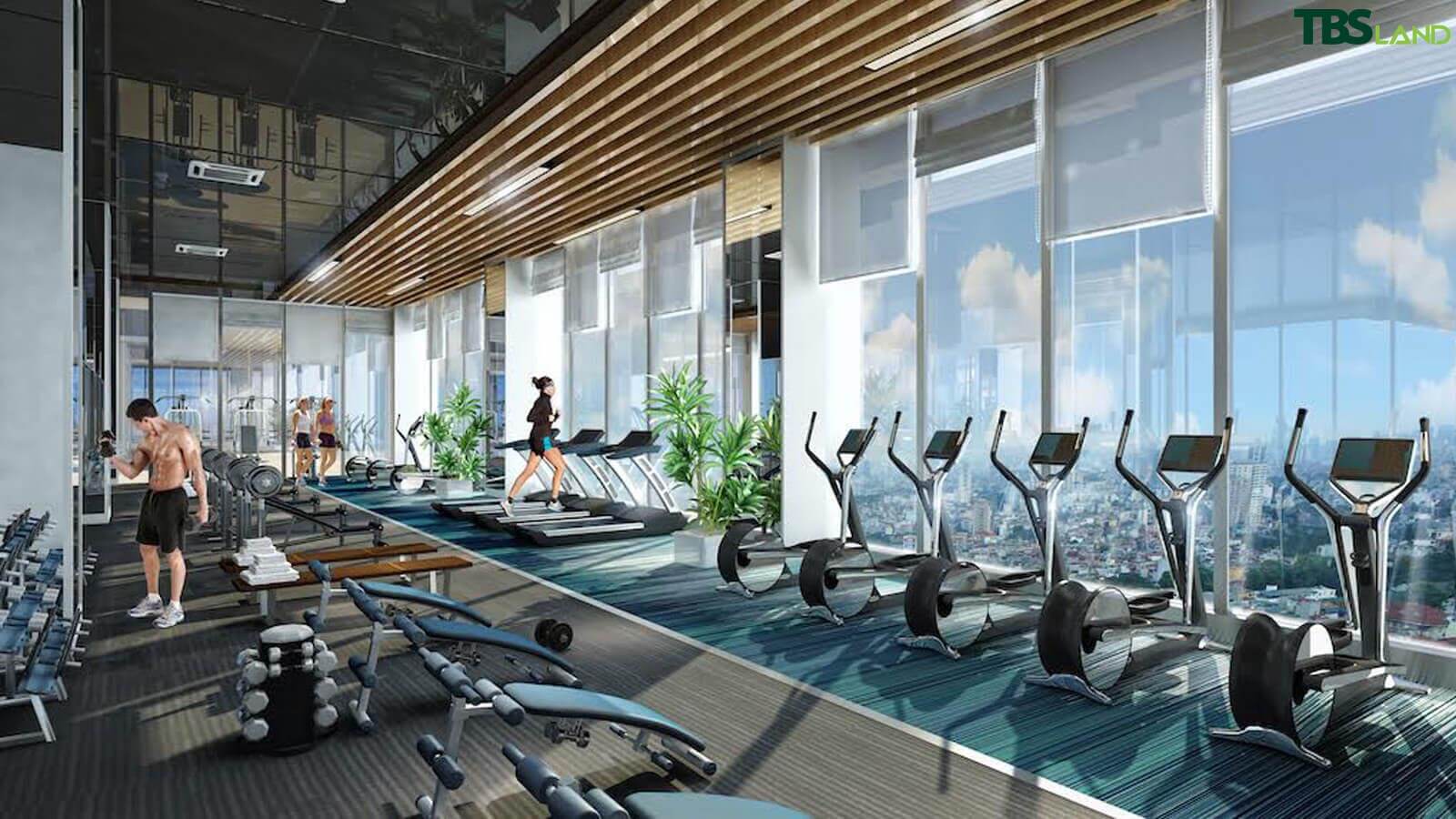 tiện ích gym green tower