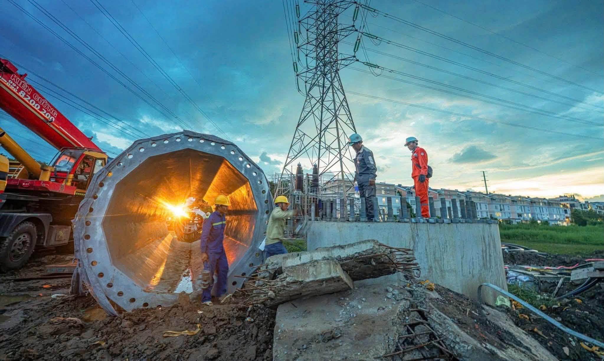 HẠ NGẦM ĐƯỜNG ĐIỆN TỪ TRẠM BIẾN ÁP 500KV NHÀ BÈ: BƯỚC TIẾN HẠ TẦNG CHO KHU VỰC CỬA NGÕ NAM SÀI GÒN